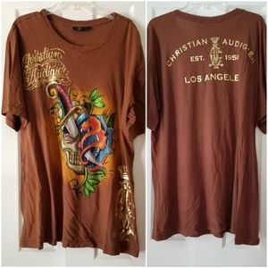 Men's Christian Audigier Short Sleeve shirt